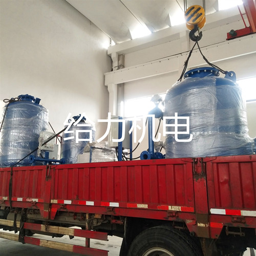 江西客戶預定的定壓補水裝置，全自動加藥裝置，砂濾裝置及袋式過濾器發(fā)貨啦！