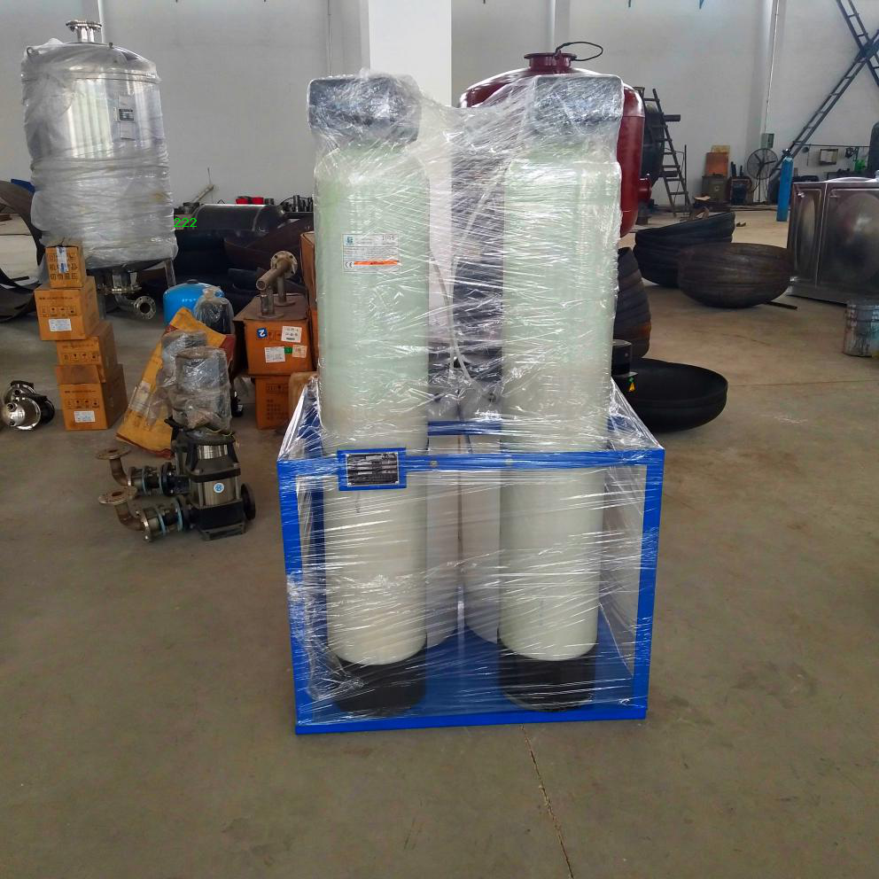 甘肅客戶預(yù)定的雙閥雙罐全自動(dòng)軟水器及真空脫氣機(jī)已發(fā)貨！